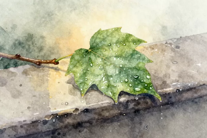 Rainsoaked Leaf