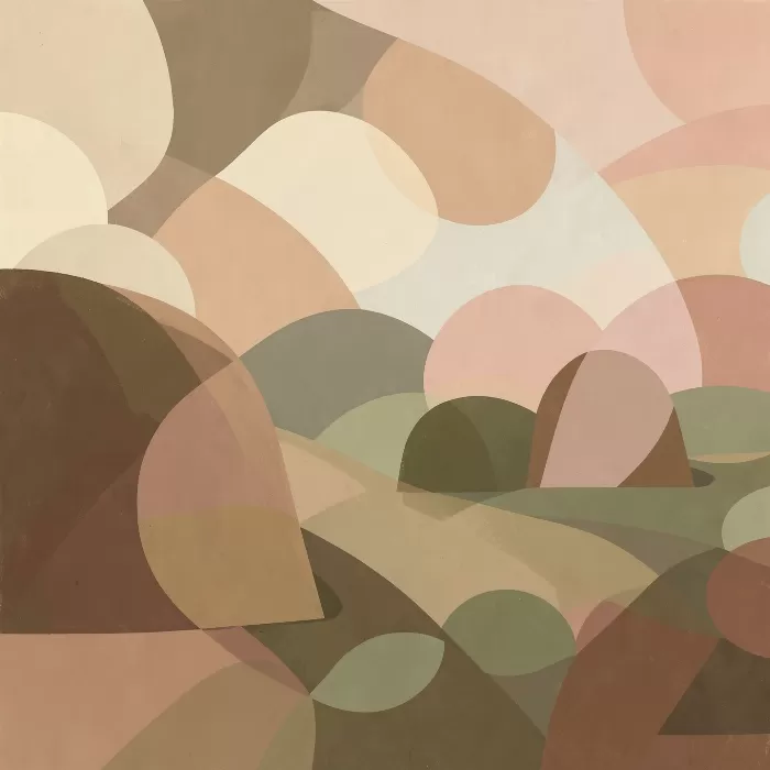 Sunlit Haystacks