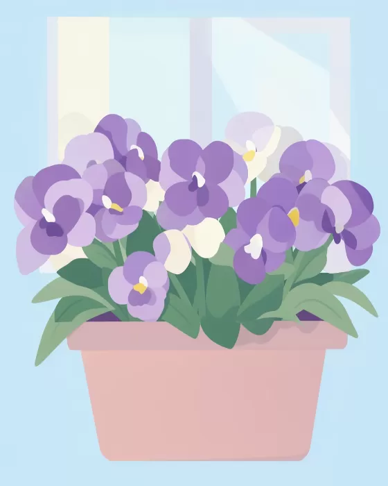 Pansy Windowbox