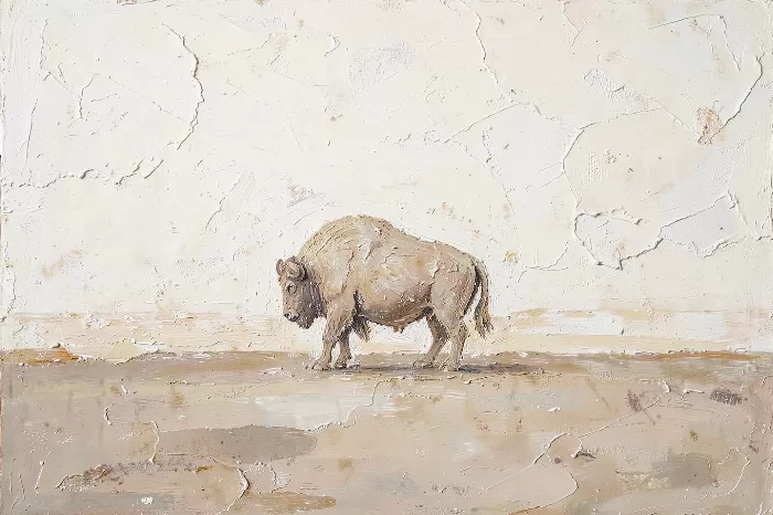 Plaster Bison