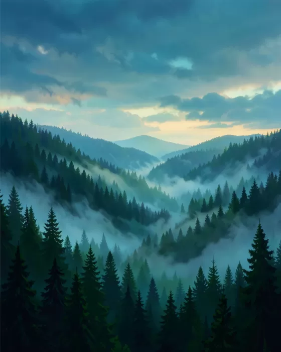 Foggy Ridges
