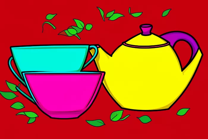 Turquoise Teacups