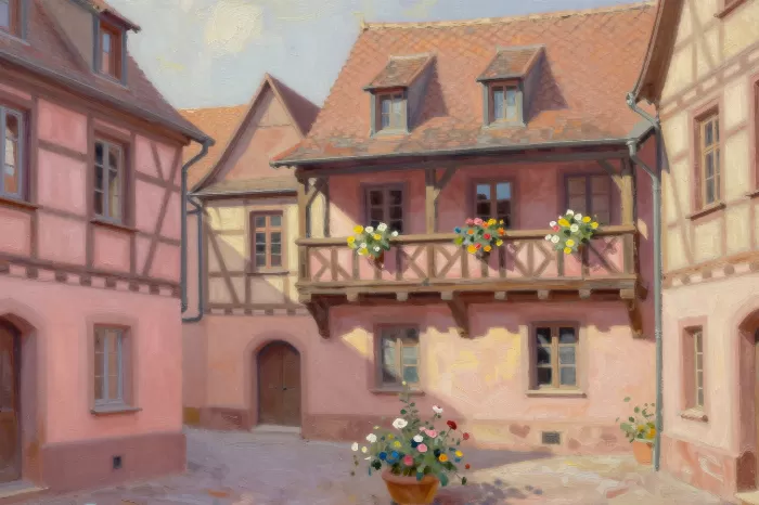 Colmar Courtyard