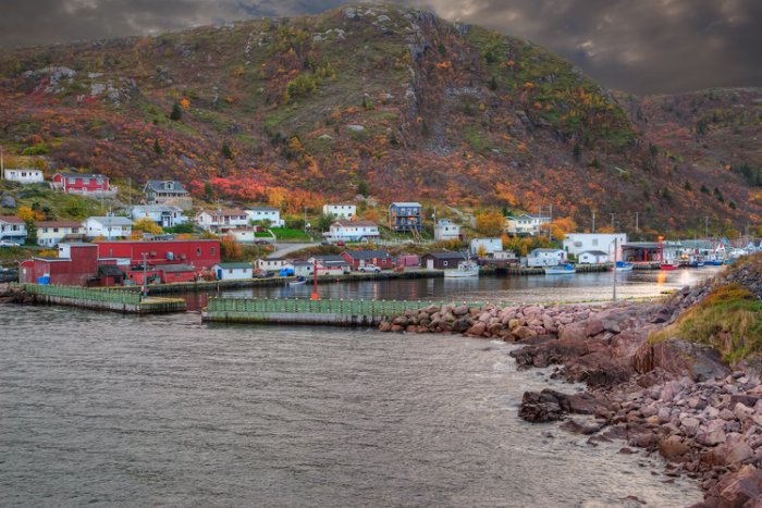 Fall In Petty Harbour - Newfoundland art print