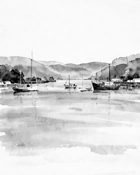 Moored Boats