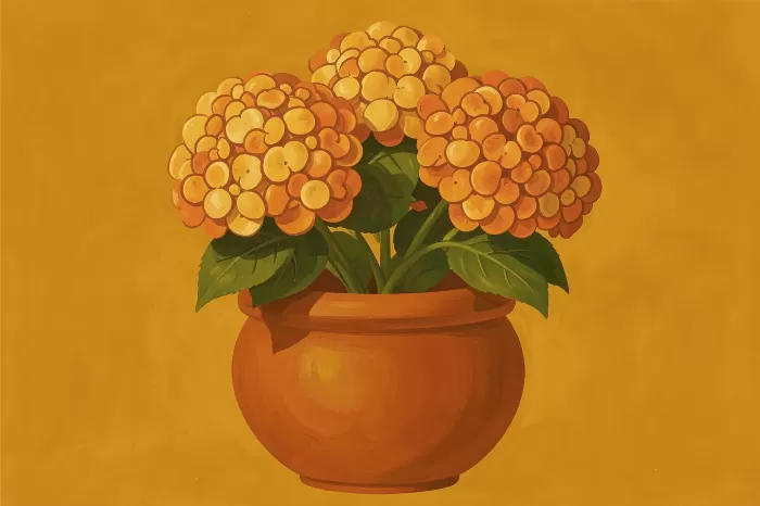 Retro Hydrangeas