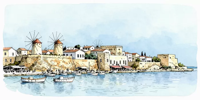 Aegean Windmills