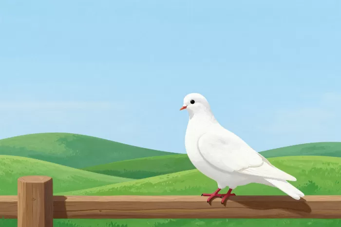 Dove On Rail