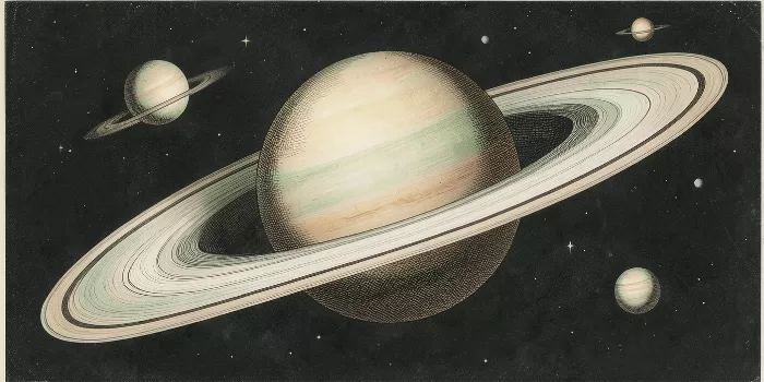 Ochre Saturn