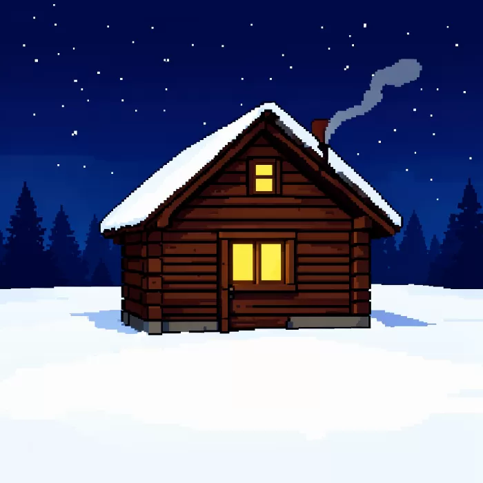 Snowbound Cabin