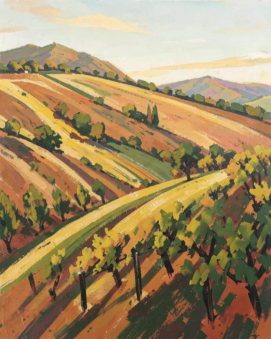 Ochre Hillside
