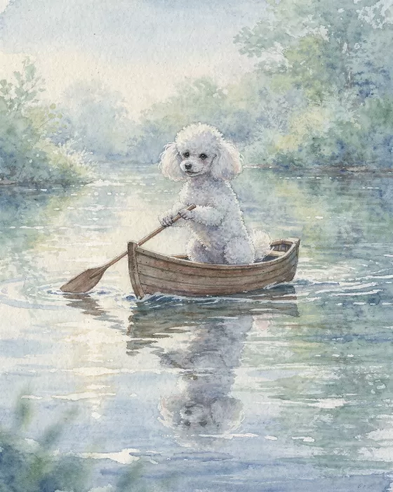 Paddling Poodle