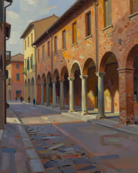 Evening Portico