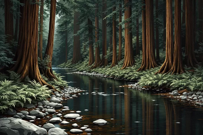 Redwood Reflections