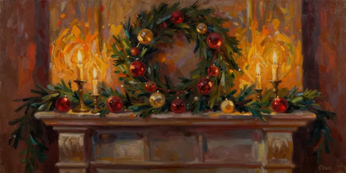 Holiday Mantel