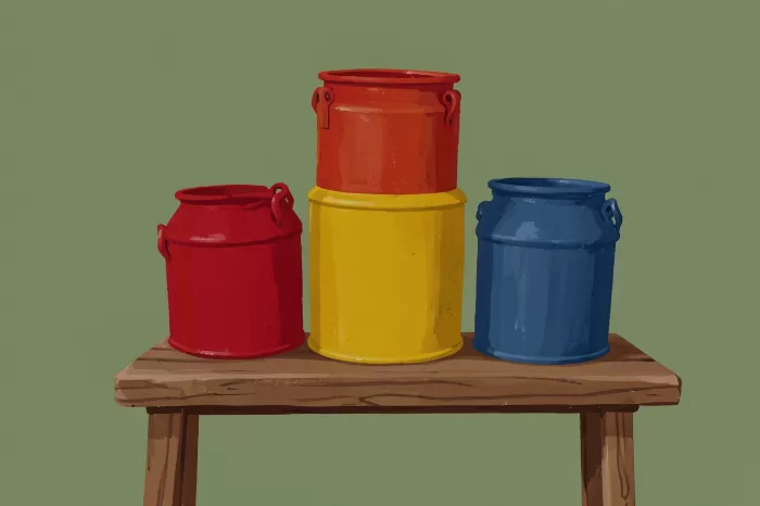 Milk Can Trio