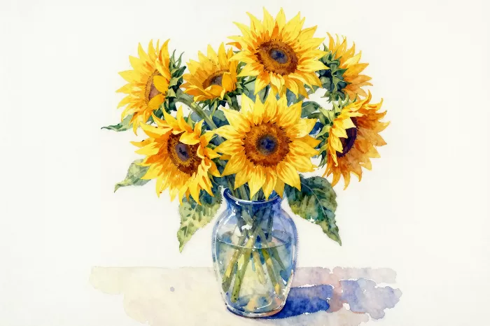 Blue Glass Vase