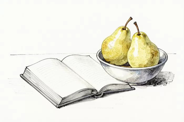 Book And Pears