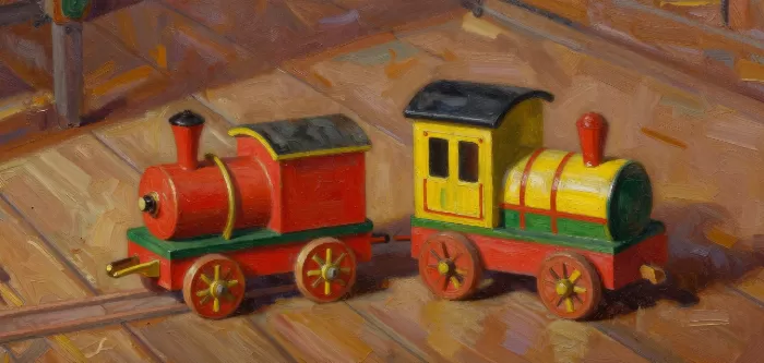 Wooden Locomotive