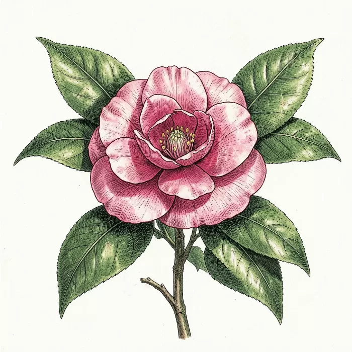 Vintage Camellia