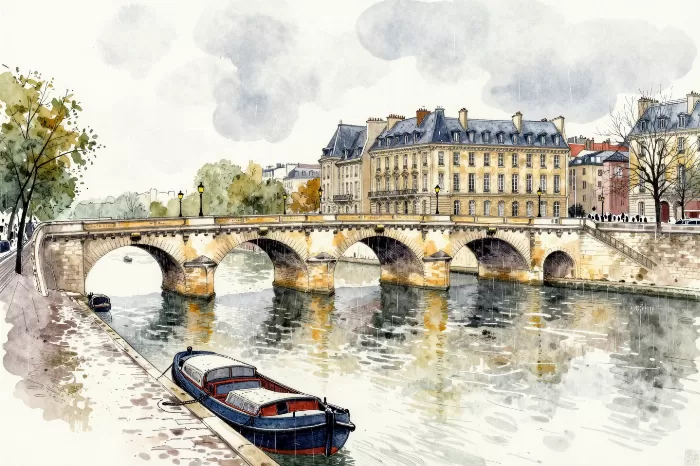Rain On The Seine