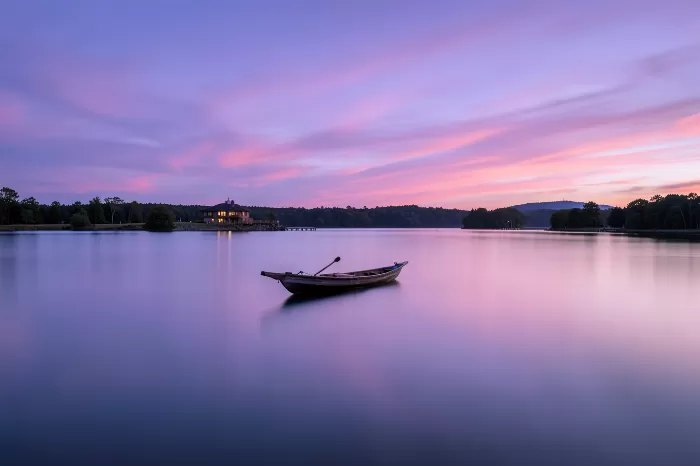 Dusk Canoe
