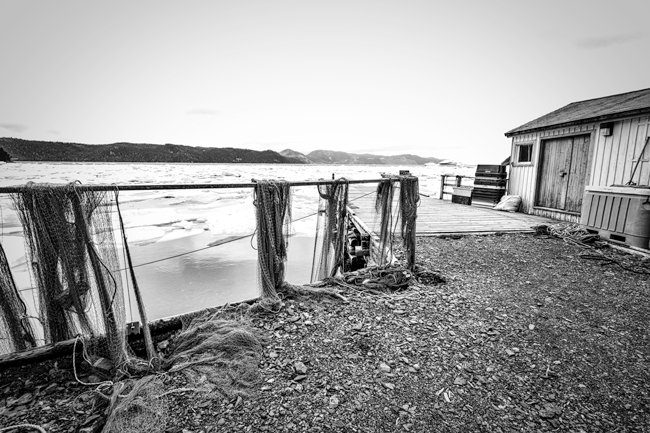 Fishing Nets - Newfoundland art print