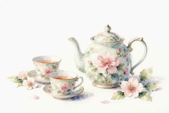 Floral Teaware