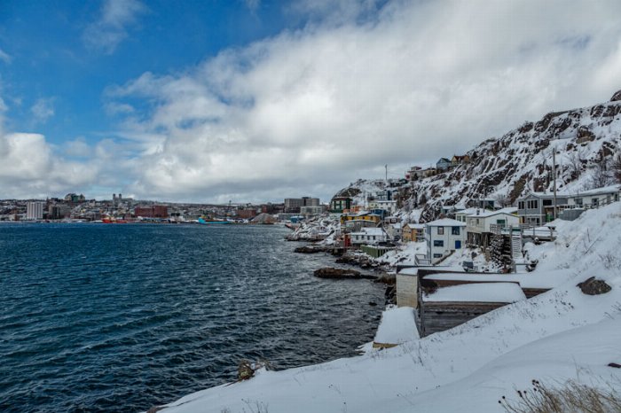 A Cold Battery - Newfoundland art print