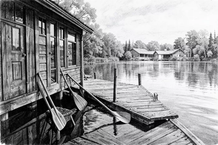 Rustic Boathouse