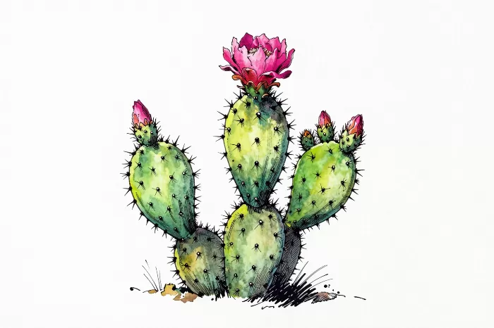 Prickly Bloom II