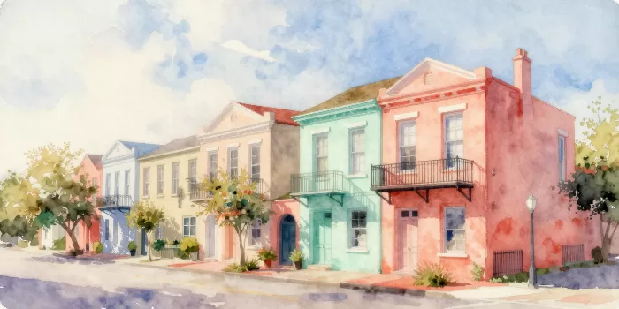 Peach Facades