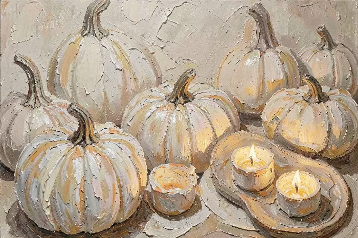 Candlelit Gourds