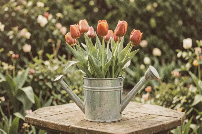 Rust Tulips