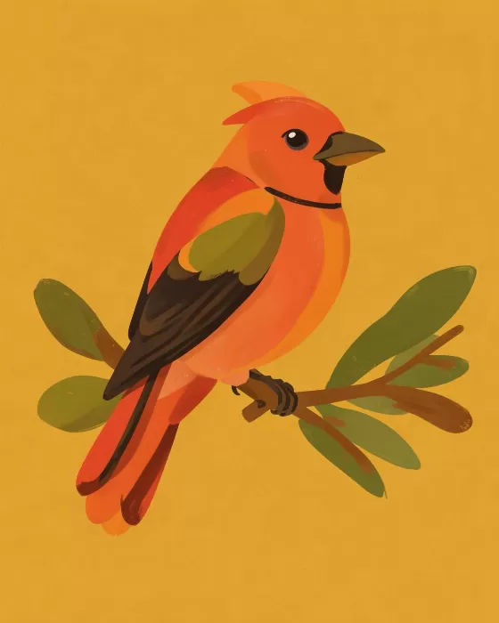 Winter Cardinal II