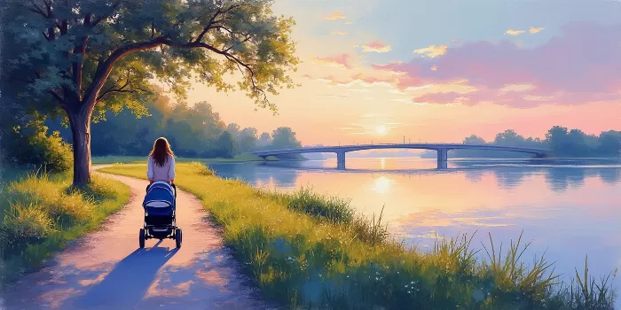Riverside Stroll II