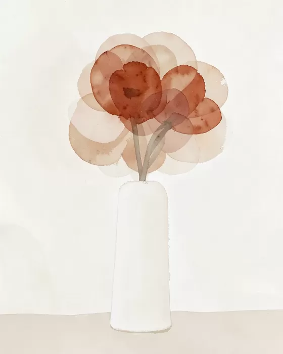 Beige Peonies