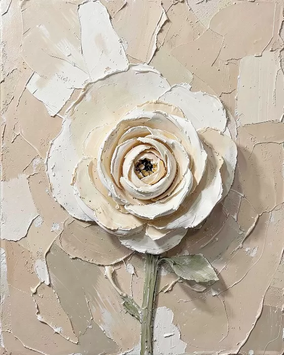 Plaster Peony