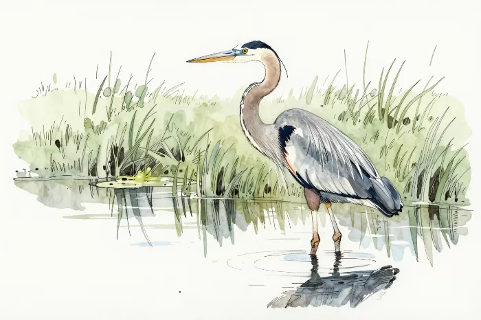 Heron Stillness