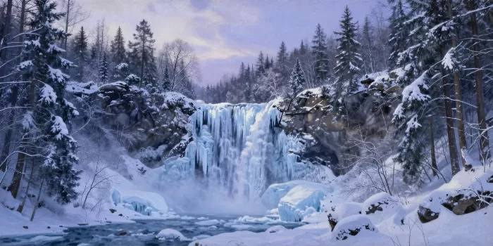 Winter Falls
