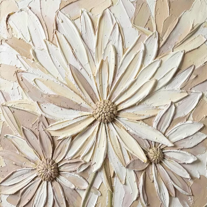 Troweled Chrysanthemum