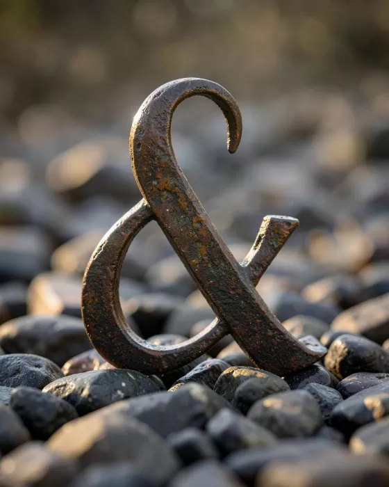 Bronze Ampersand