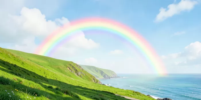 Rainbow Hillside