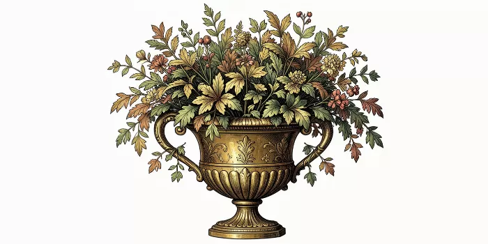 Gilded Urn