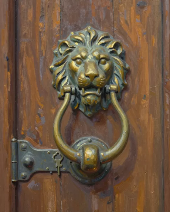Lion Knocker