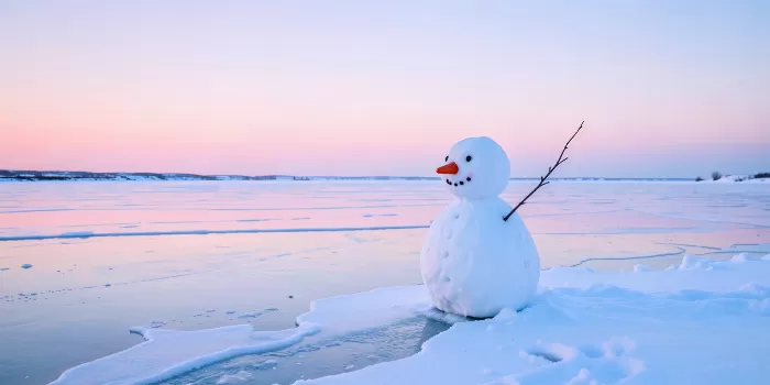 Dusk Snowman