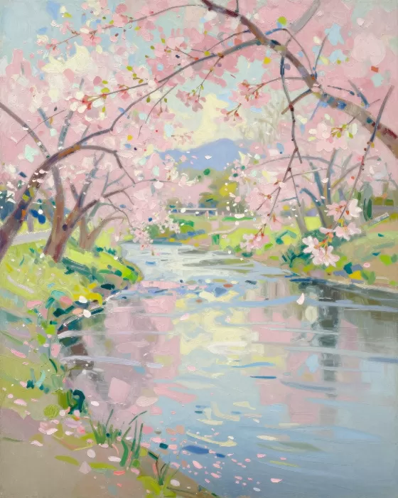 Riverbank Blossoms