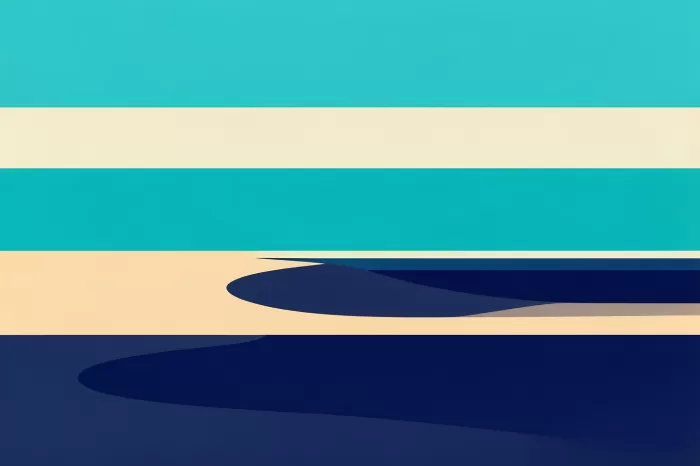 Turquoise Stripes