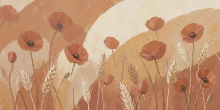 Terraced Poppies