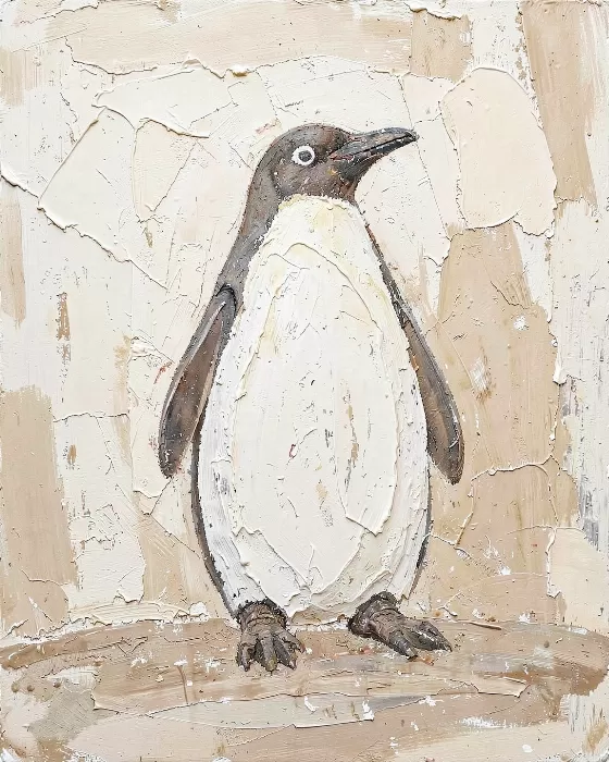 Plaster Penguin